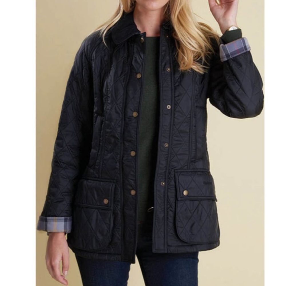 Women’s Barbour Beadnell Wax Jacket, size USA 4